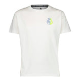 T-shirt Bambino Fan Kids Stampata Bianca Real Madrid