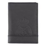 Black Leather Card Cover Real Madrid
