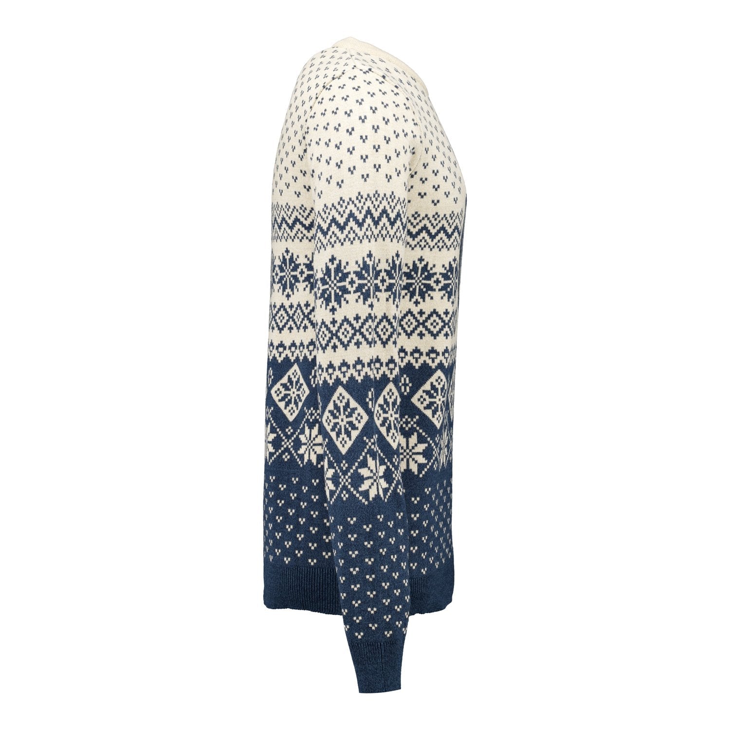 Mens Christmas Sweater Crest Stone