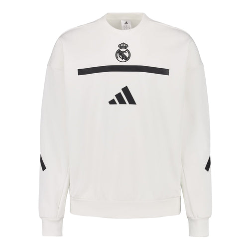 Mens adidas Real Urban Crew Sweatshirt White