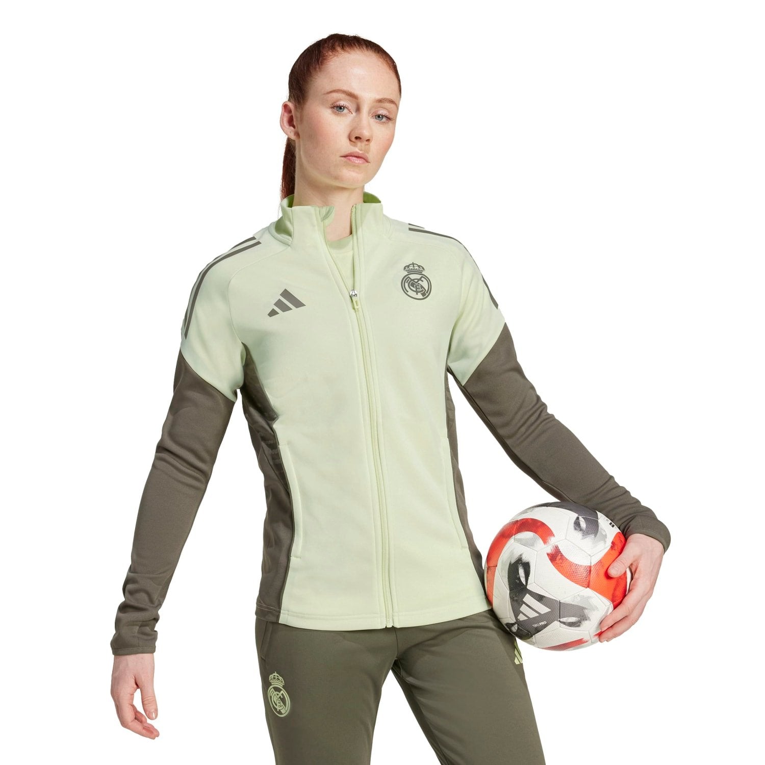 Womens adidas Training Jacket 25/26 Lime Green