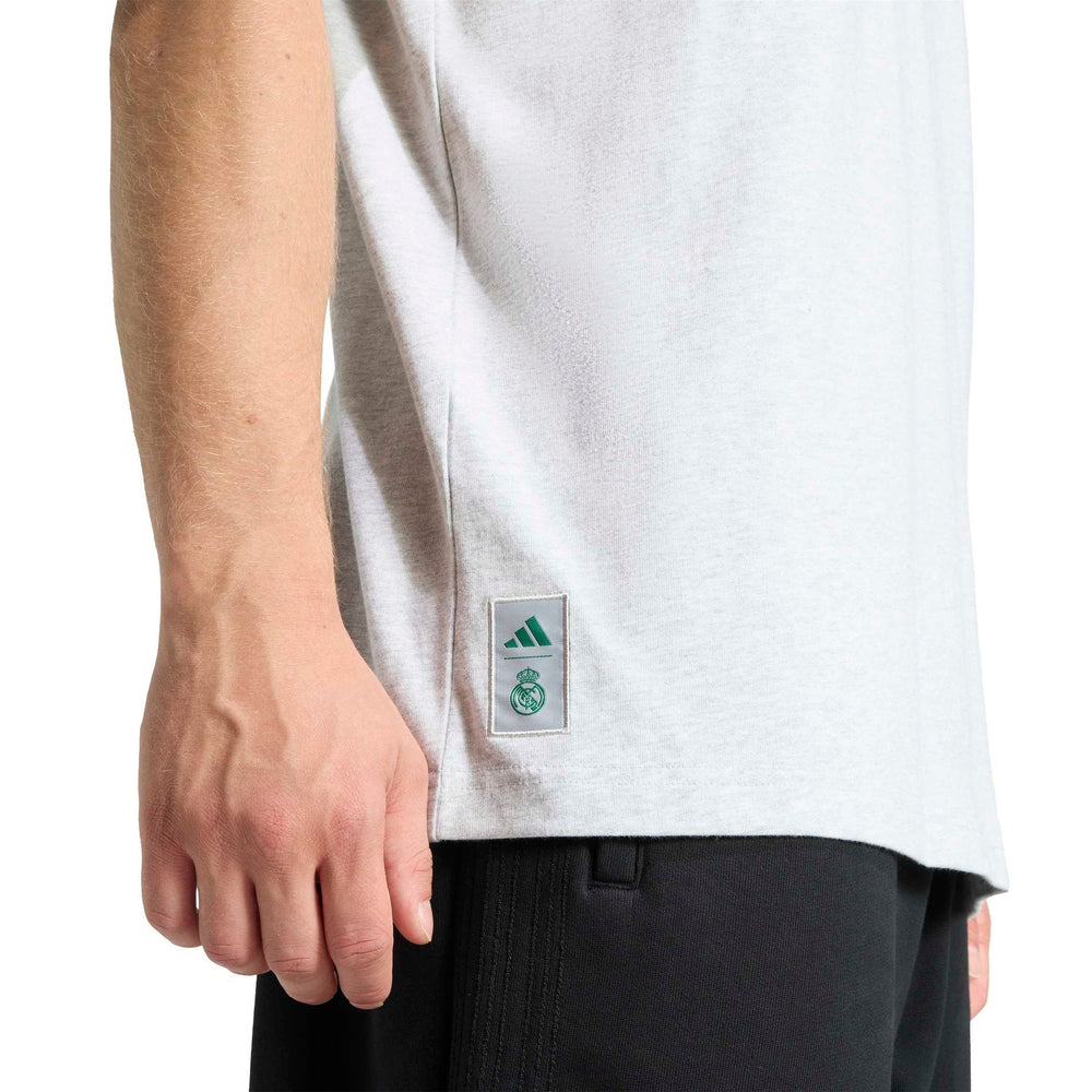 Mens adidas Heritage Pack T-Shirt Grey | 1957