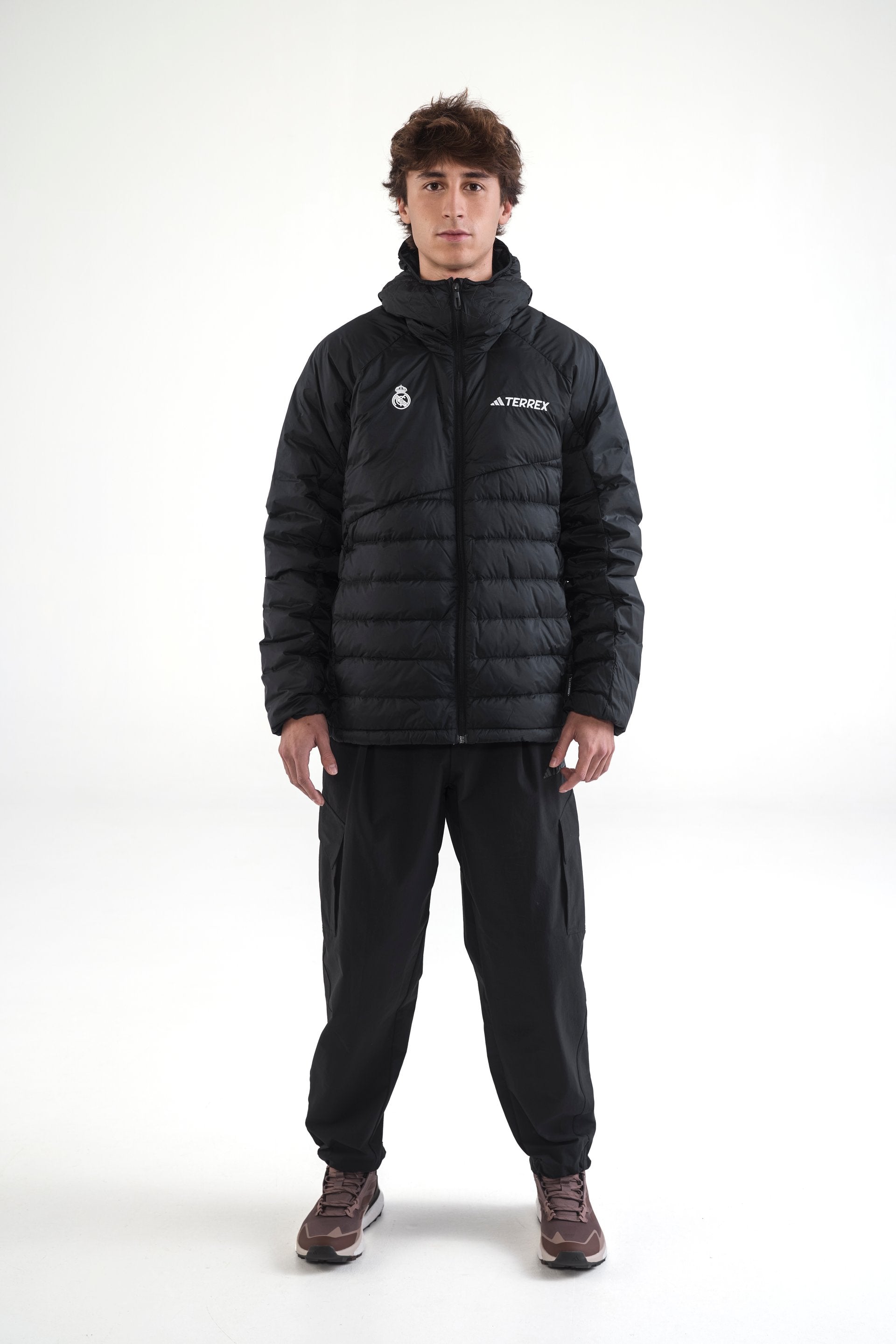 メンズ adidas Terrex CLIMAWARM+ レインジャケット ブラック – レアル
