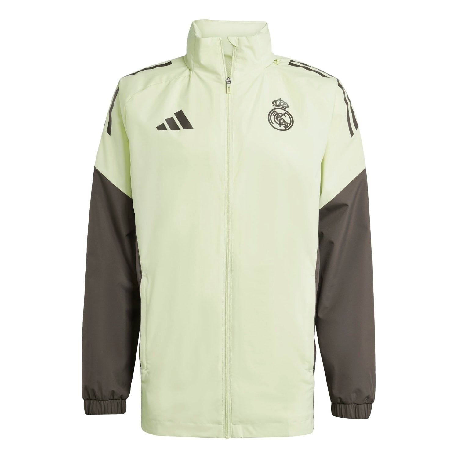 Mens adidas Training All Weather Jacket 25/26 Lime Green