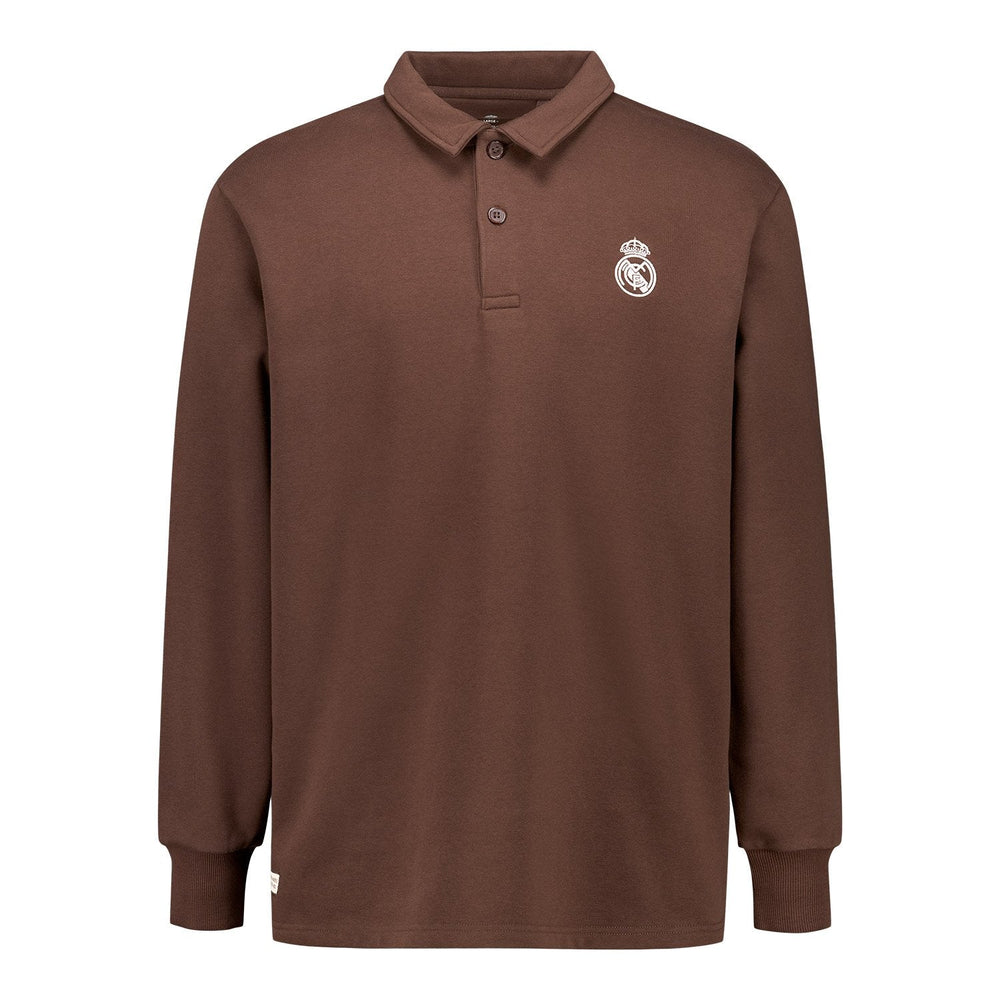 Mens Classic Polo Sweatshirt Brown