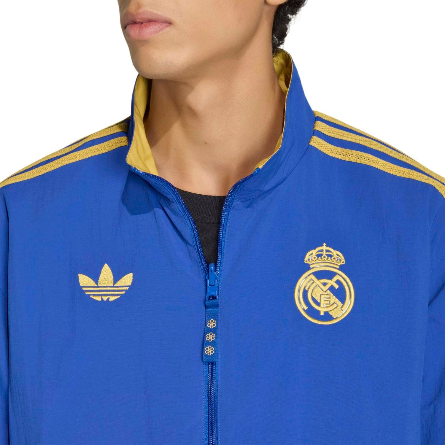 メンズリバーシブルジャケット adidas Chinese Knot Pack 25/26 ブルー