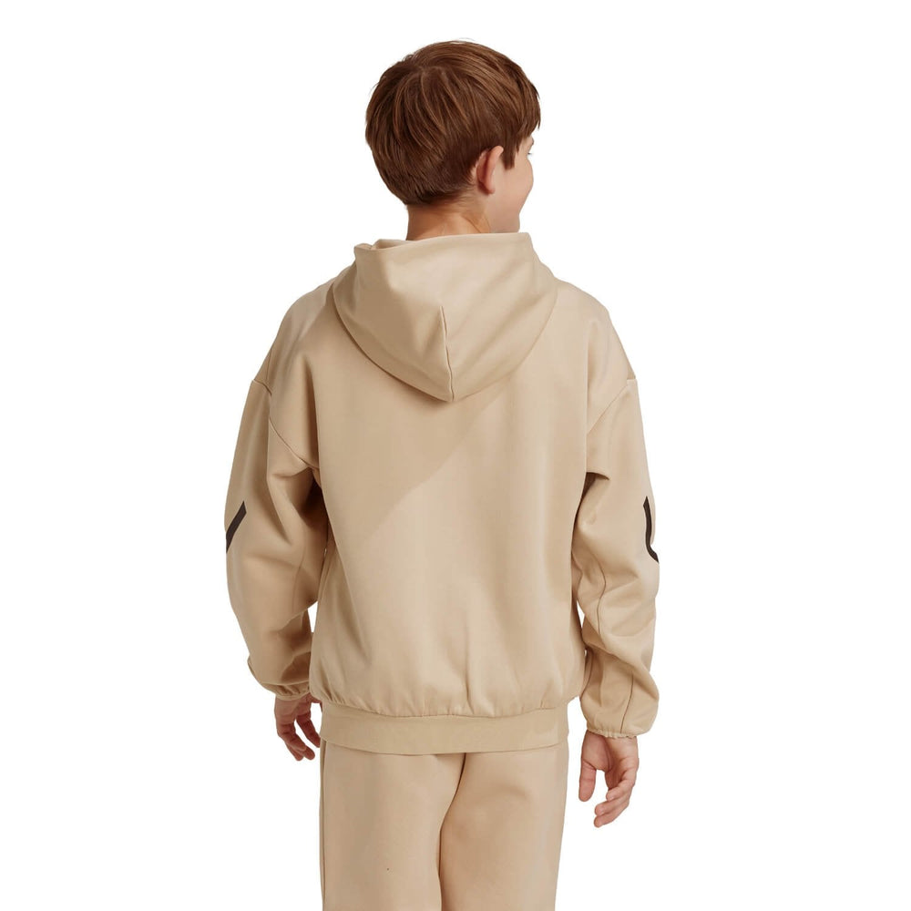 Kids adidas Real Urban Hoodie Cream/ Black