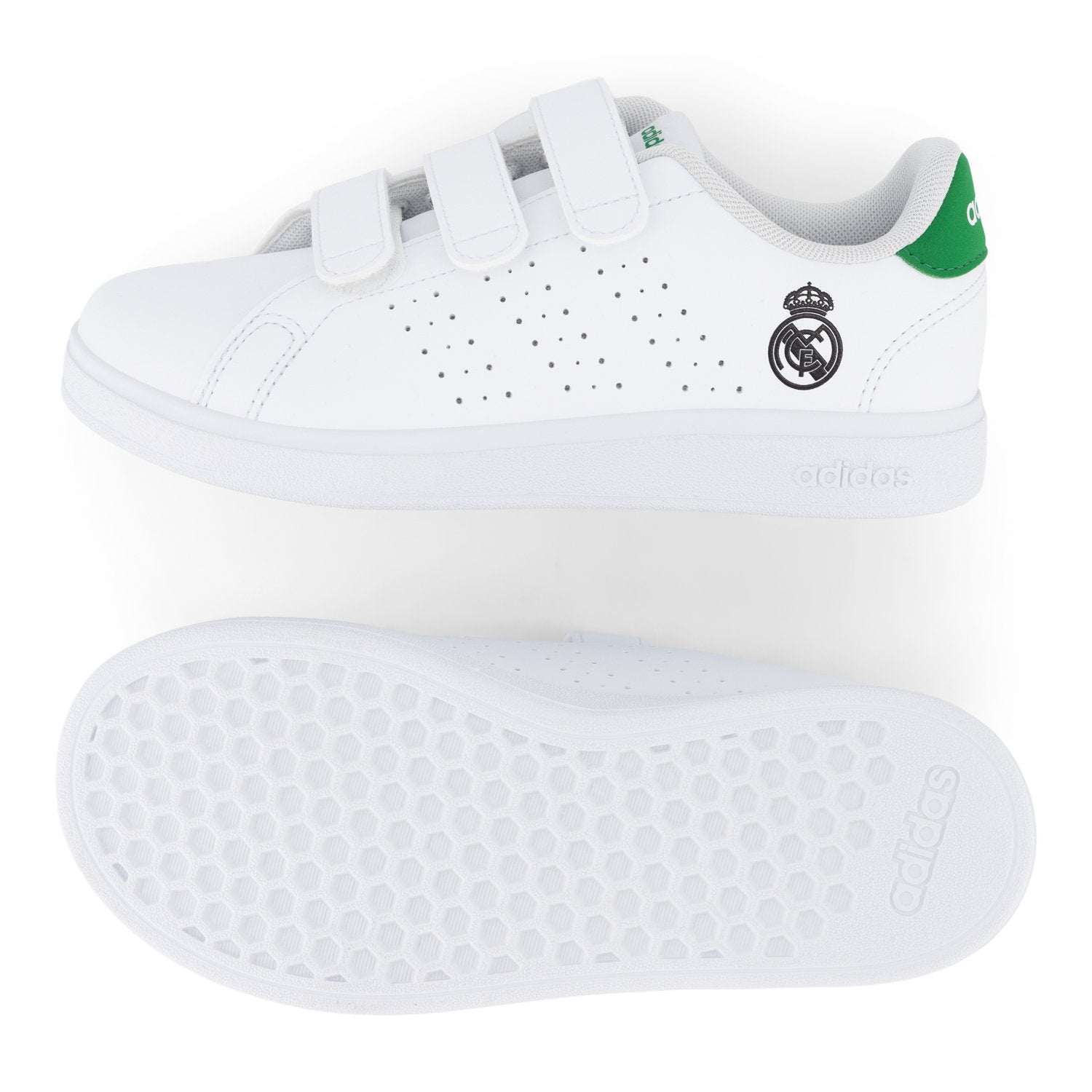 adidas Kids Advantage 2.0 Shoes White/Green