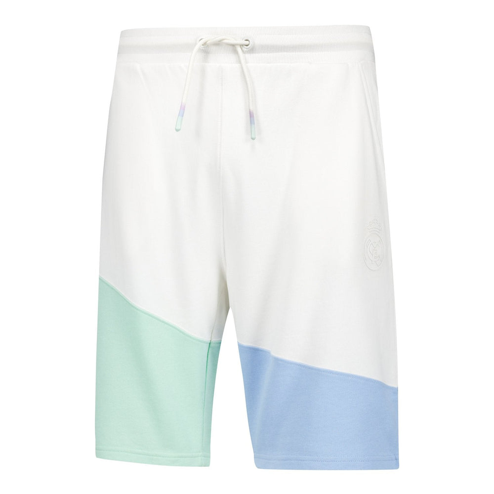 Mens Pastel Diagonal Panel Shorts Multicolor Real Madrid