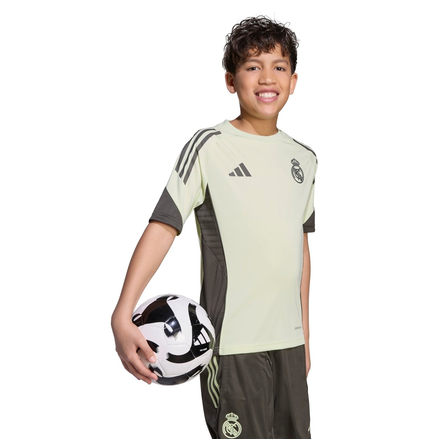 Kids adidas Training Shirt 25/26 Lime Green