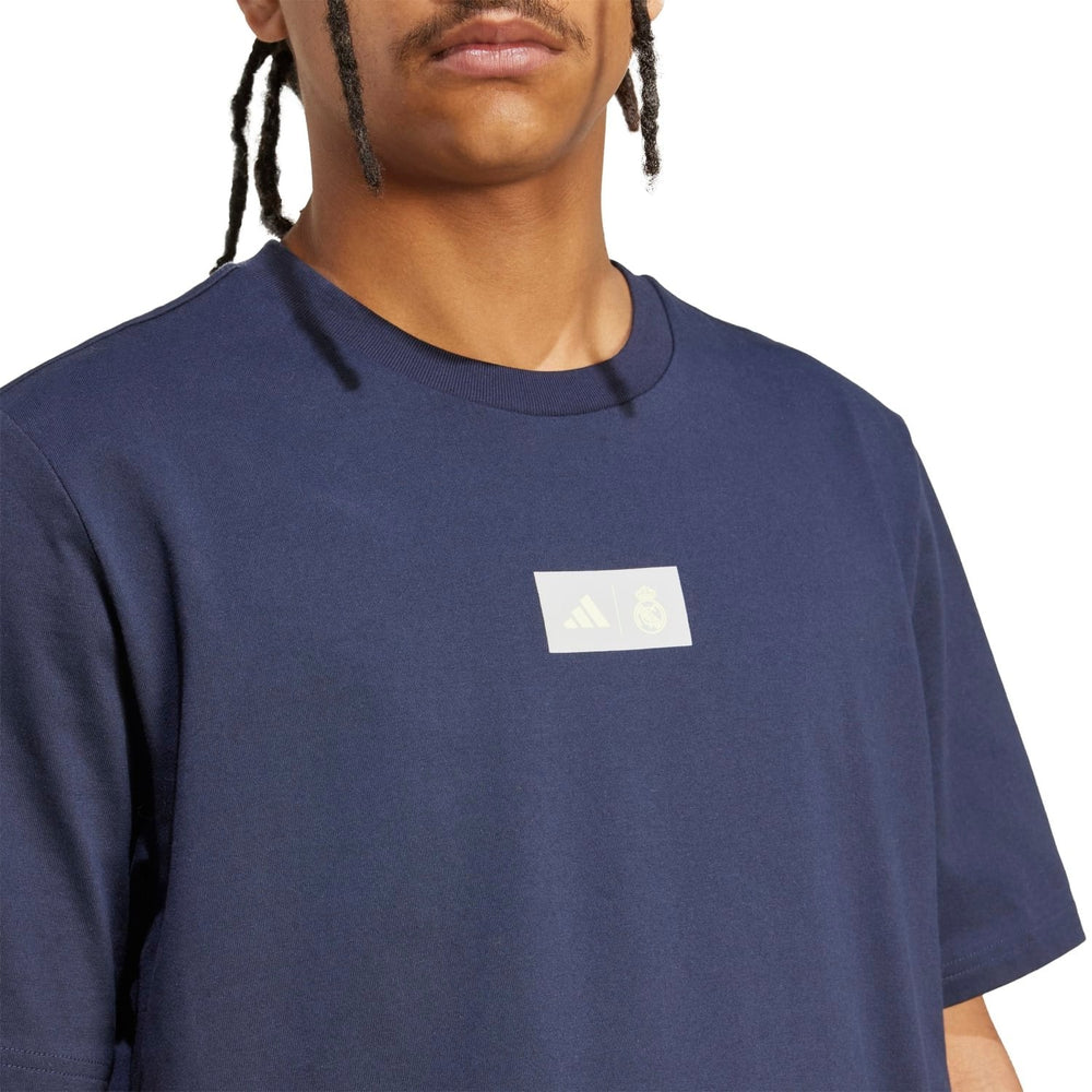Mens adidas SZN Graphic T-Shirt 25/26 Navy