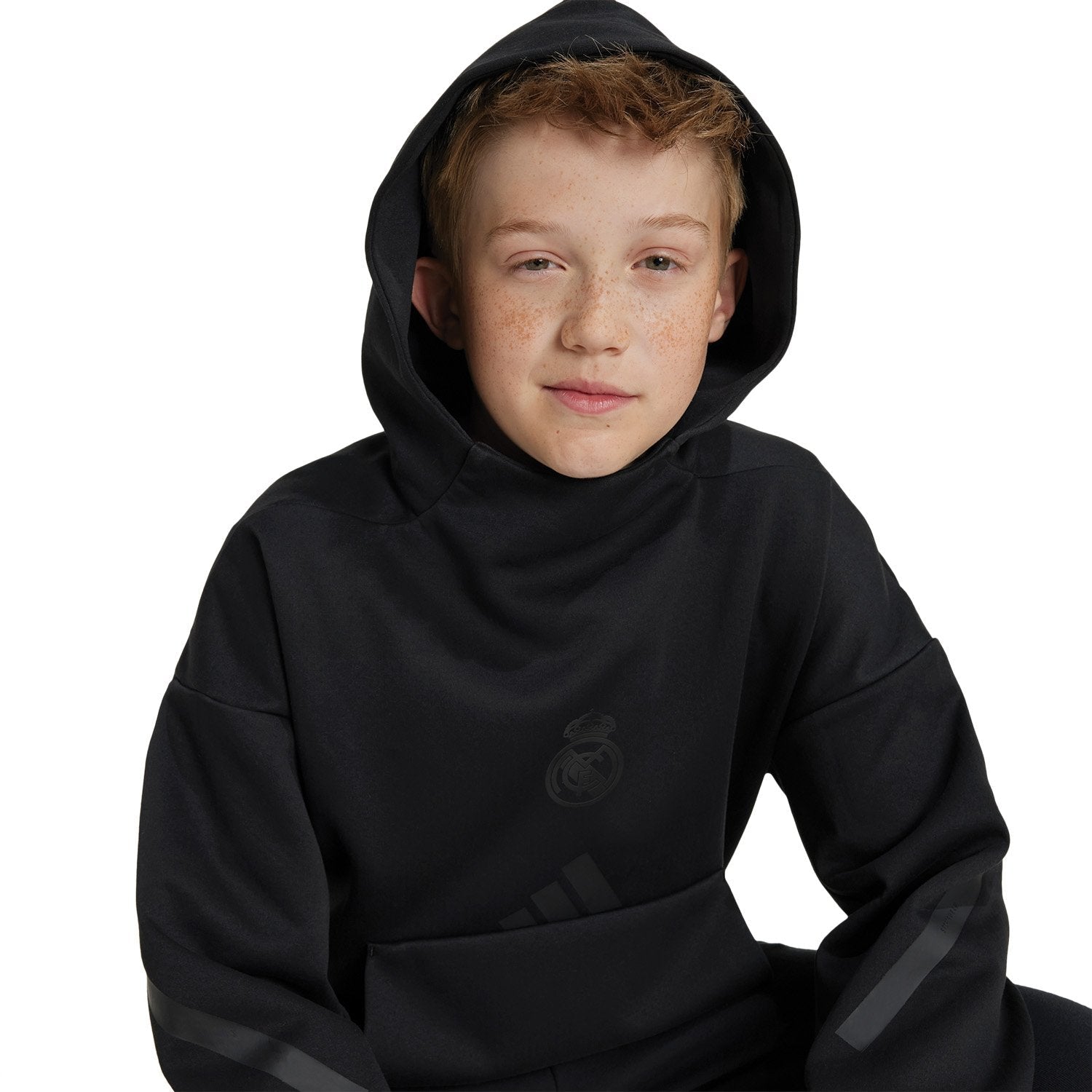 Kids adidas Real Urban Hoodie Black/ Black