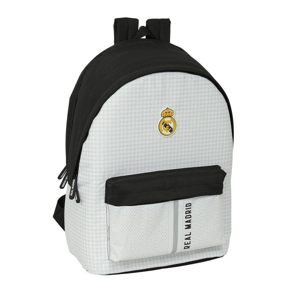 Double Backpack Laptop 15,6´´ White/Black Real Madrid