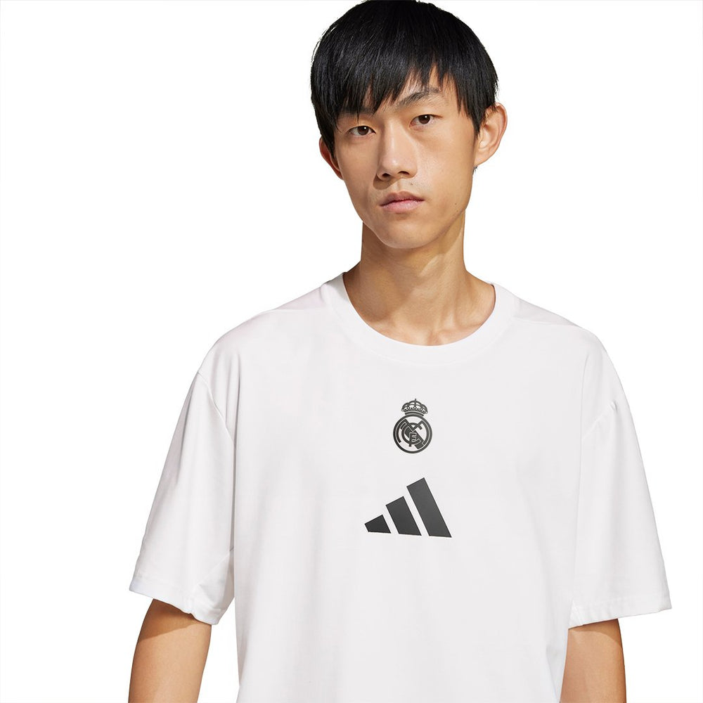 Mens adidas Real Urban T-Shirt White