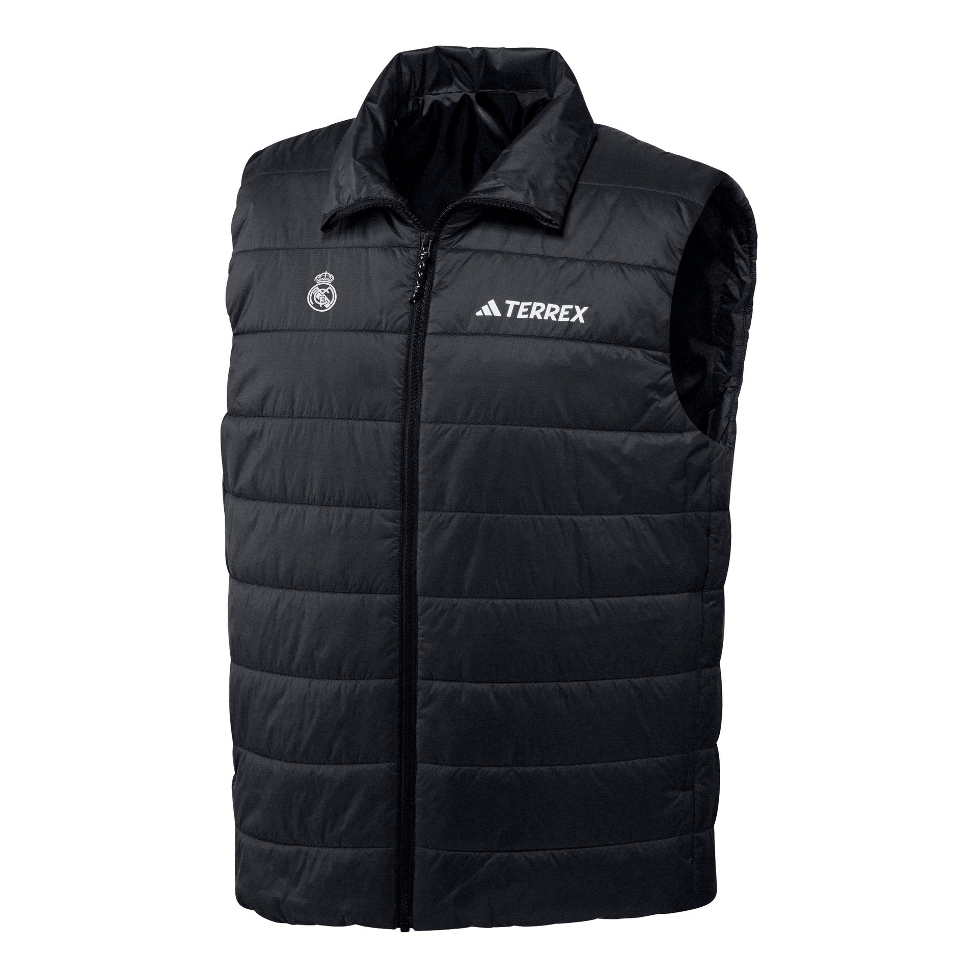 Mens adidas Terrex CLIMAWARM Rain Padded Vest Black