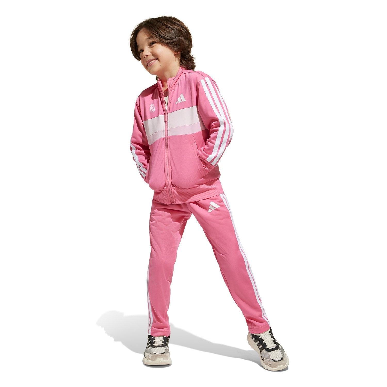 Infant adidas Tiberio Tracksuit Pink