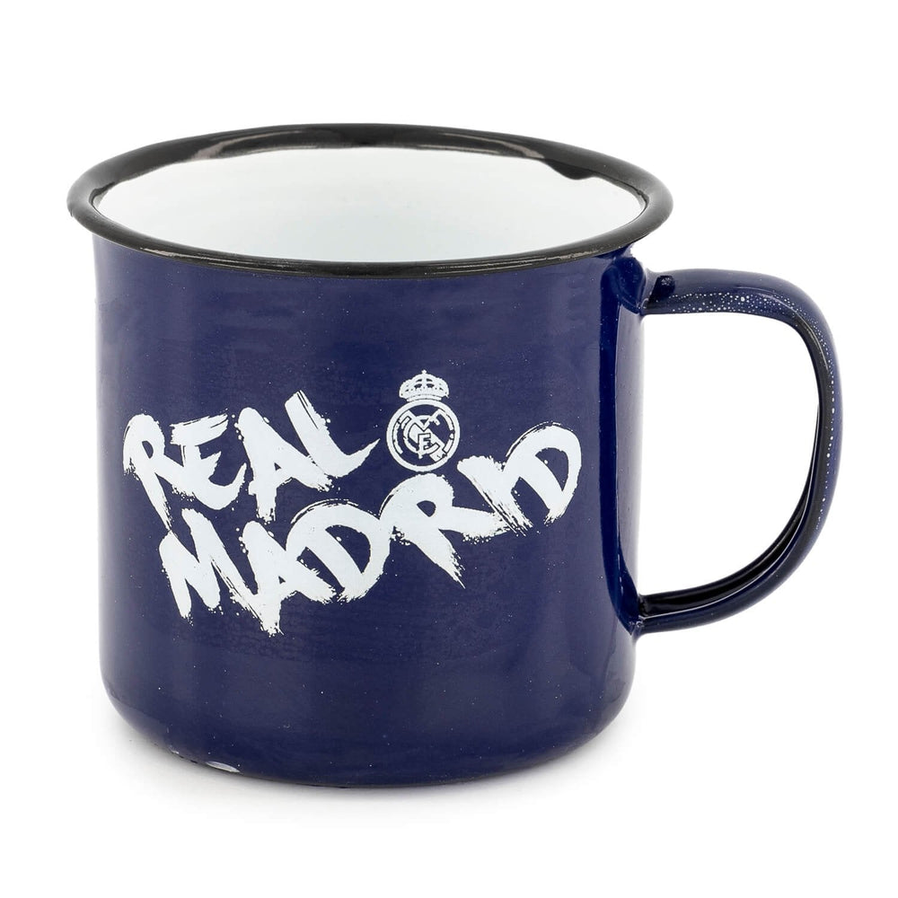 350ml Text Metalic Mug Blue Real Madrid