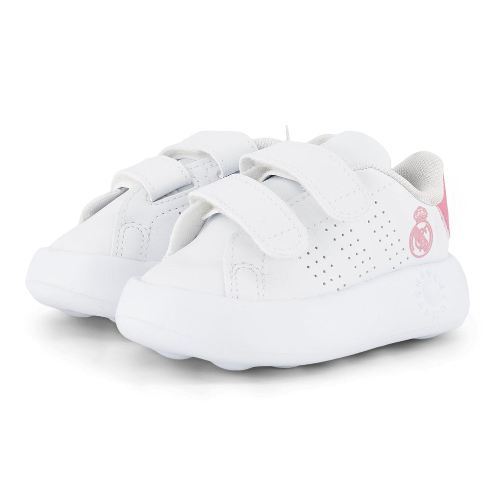 adidas Infant Advantage Shoes White/Pink