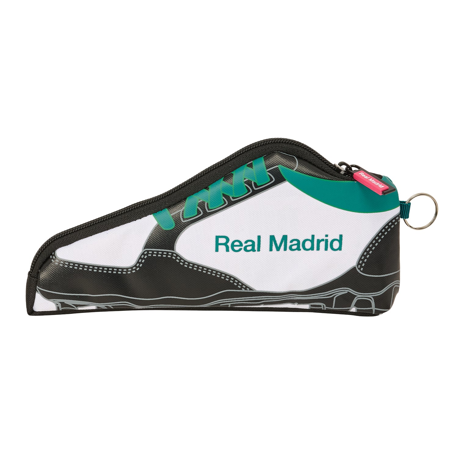 Estuche Trainer Blanco/Verde Real Madrid