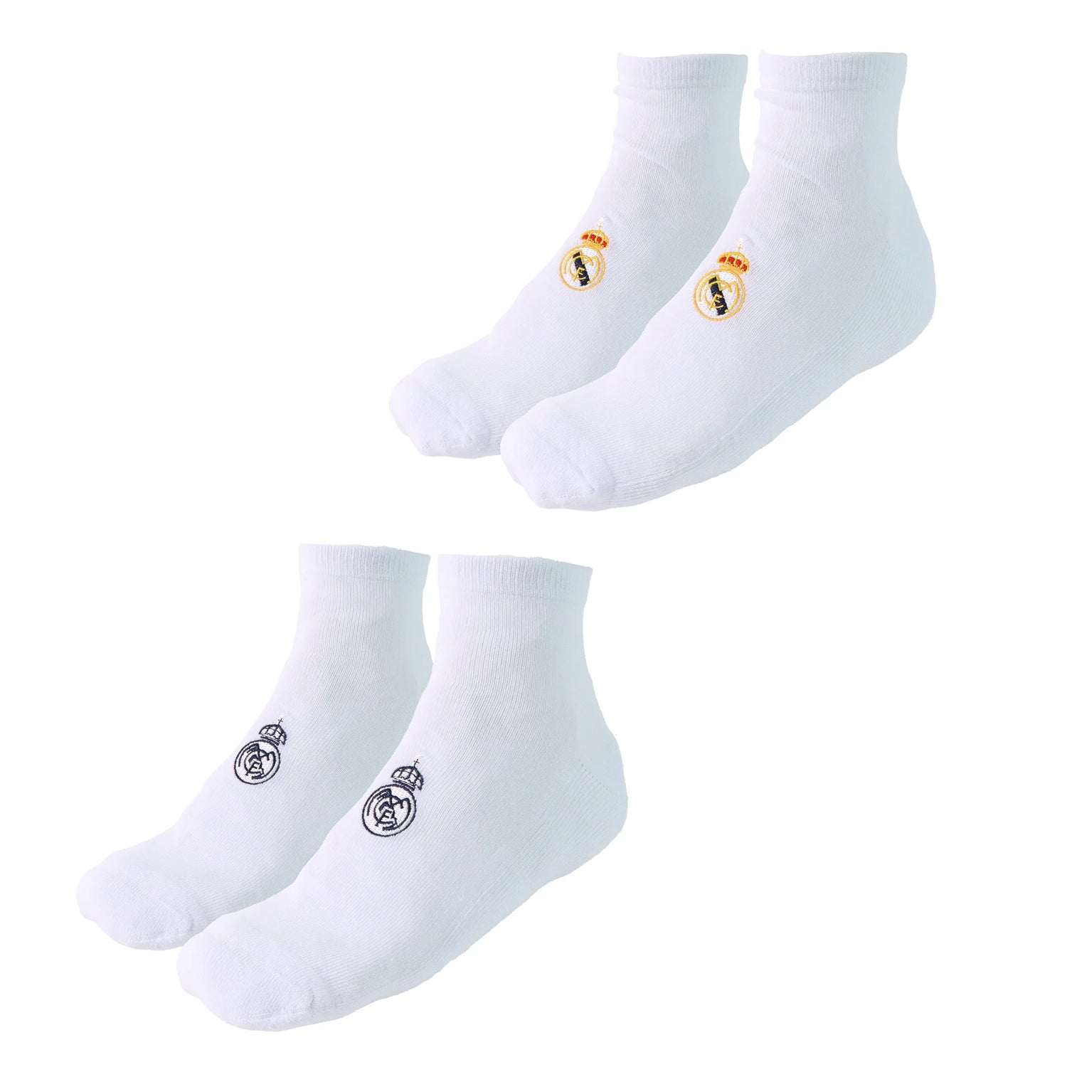 Pack de 2 Calcetines Cortos Blancos