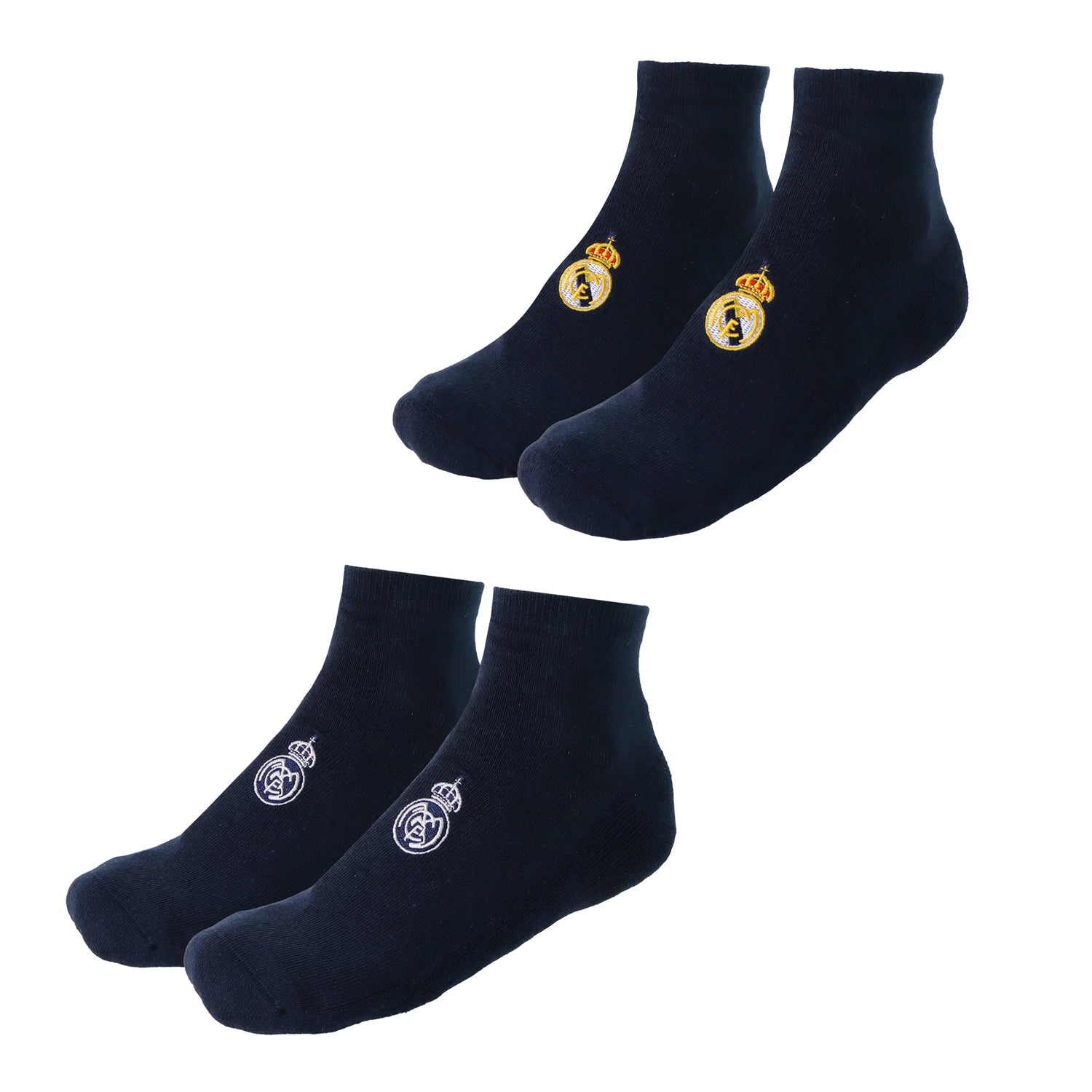Pack von 2 kurzen Navy-Socken