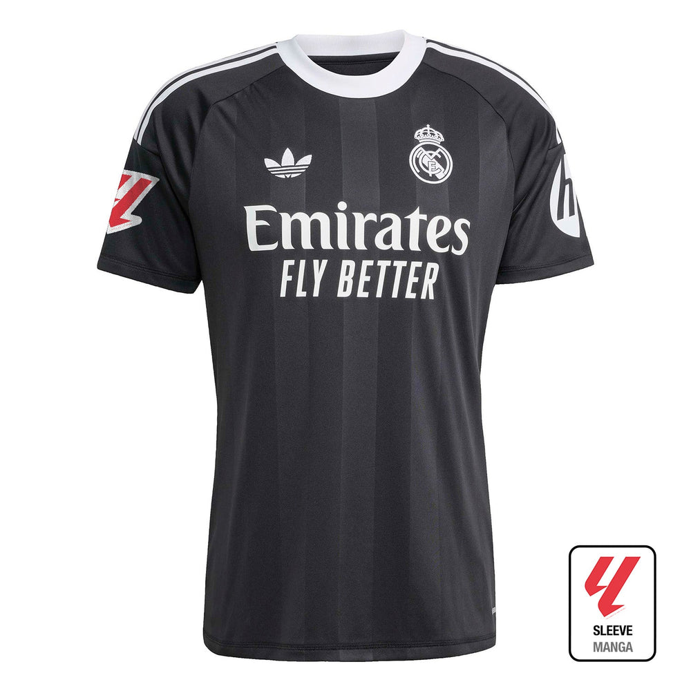 Camiseta Hombre Portero Tercera Equipación Negra 25/26