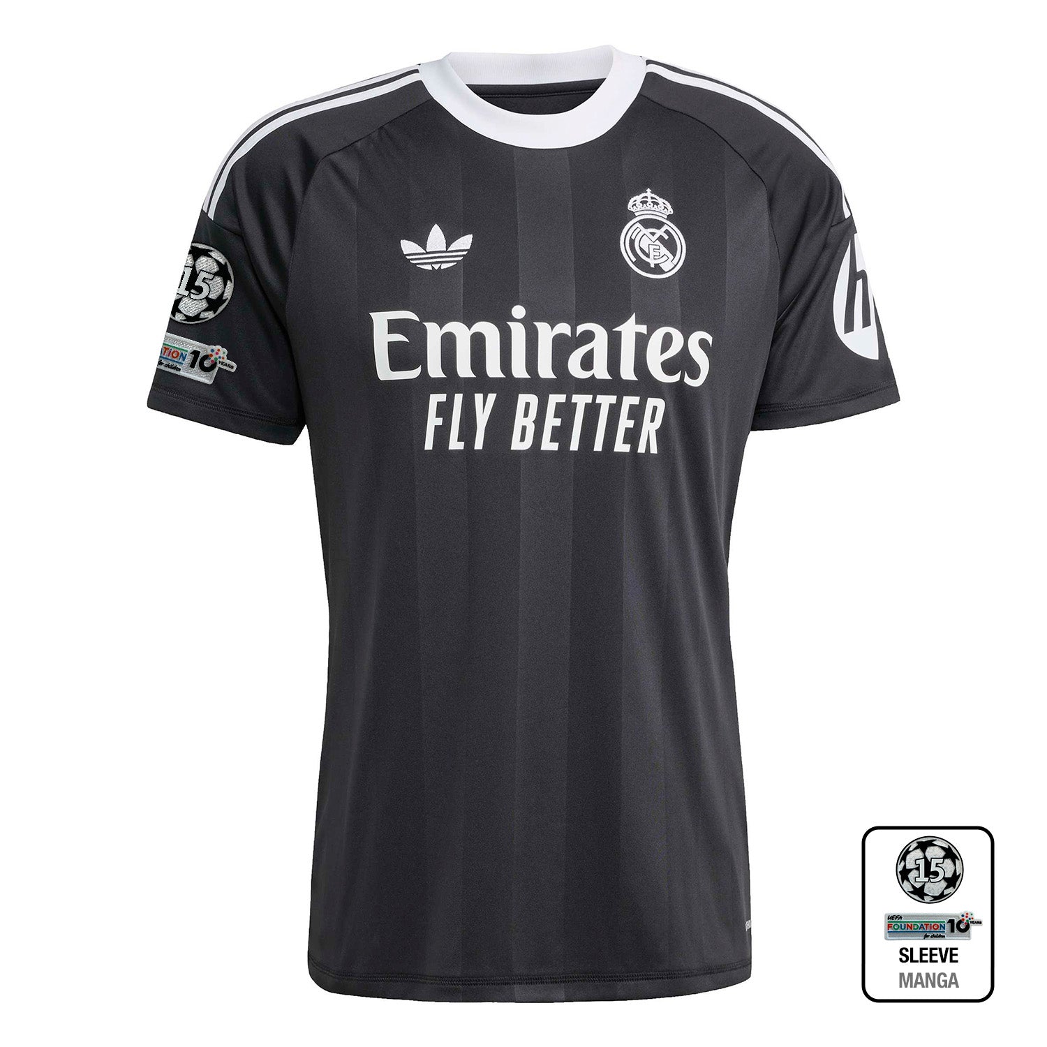 メンズ ゴールキーパーユニフォーム 25/26 ブラック – レアル