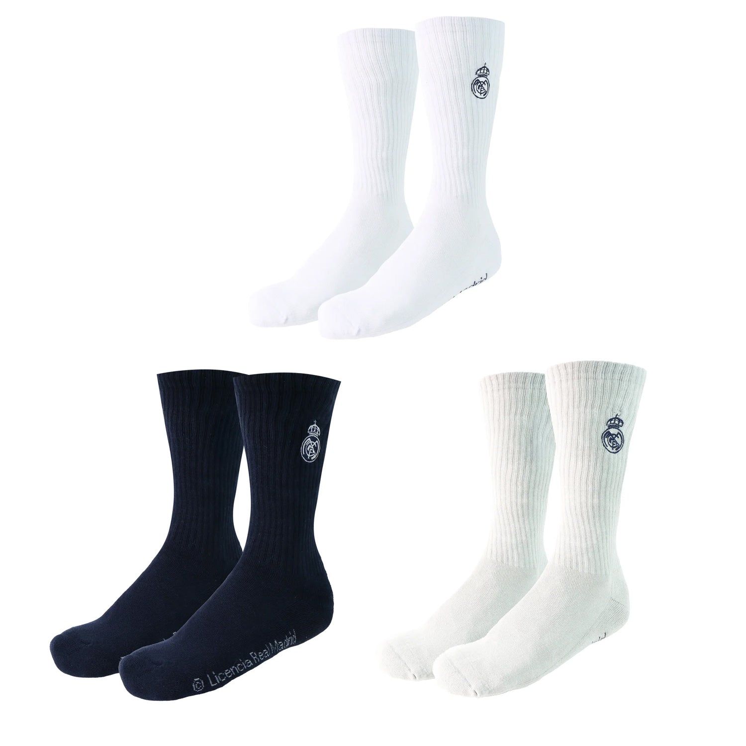 Pack of 3 Long Youth Multicolor Socks