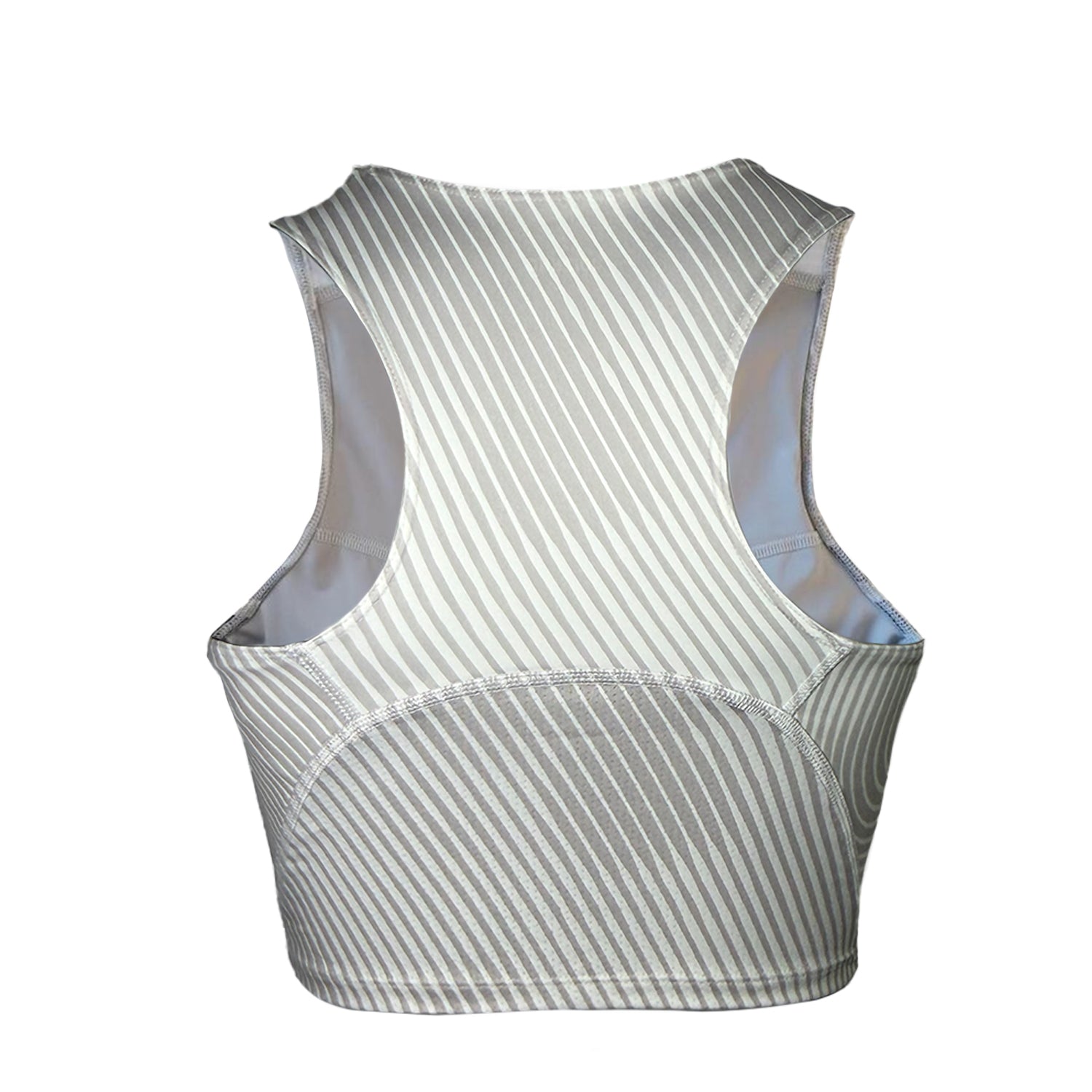 Womens adidas Running Crop Shirt White